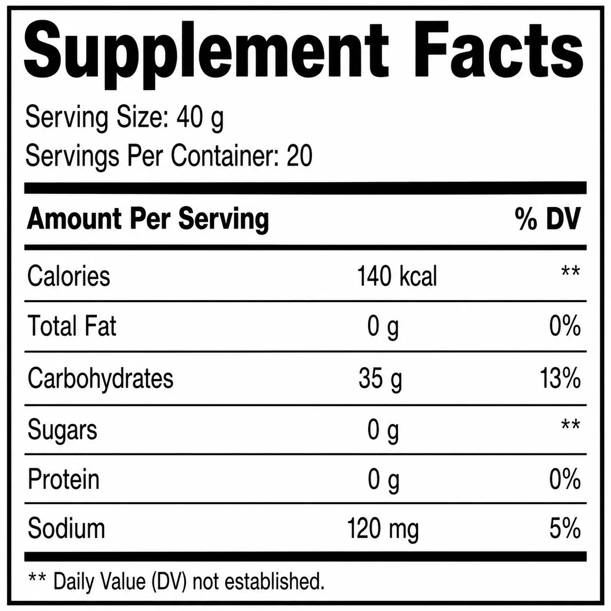 Endurance Carbohydrate Powder - Image 2